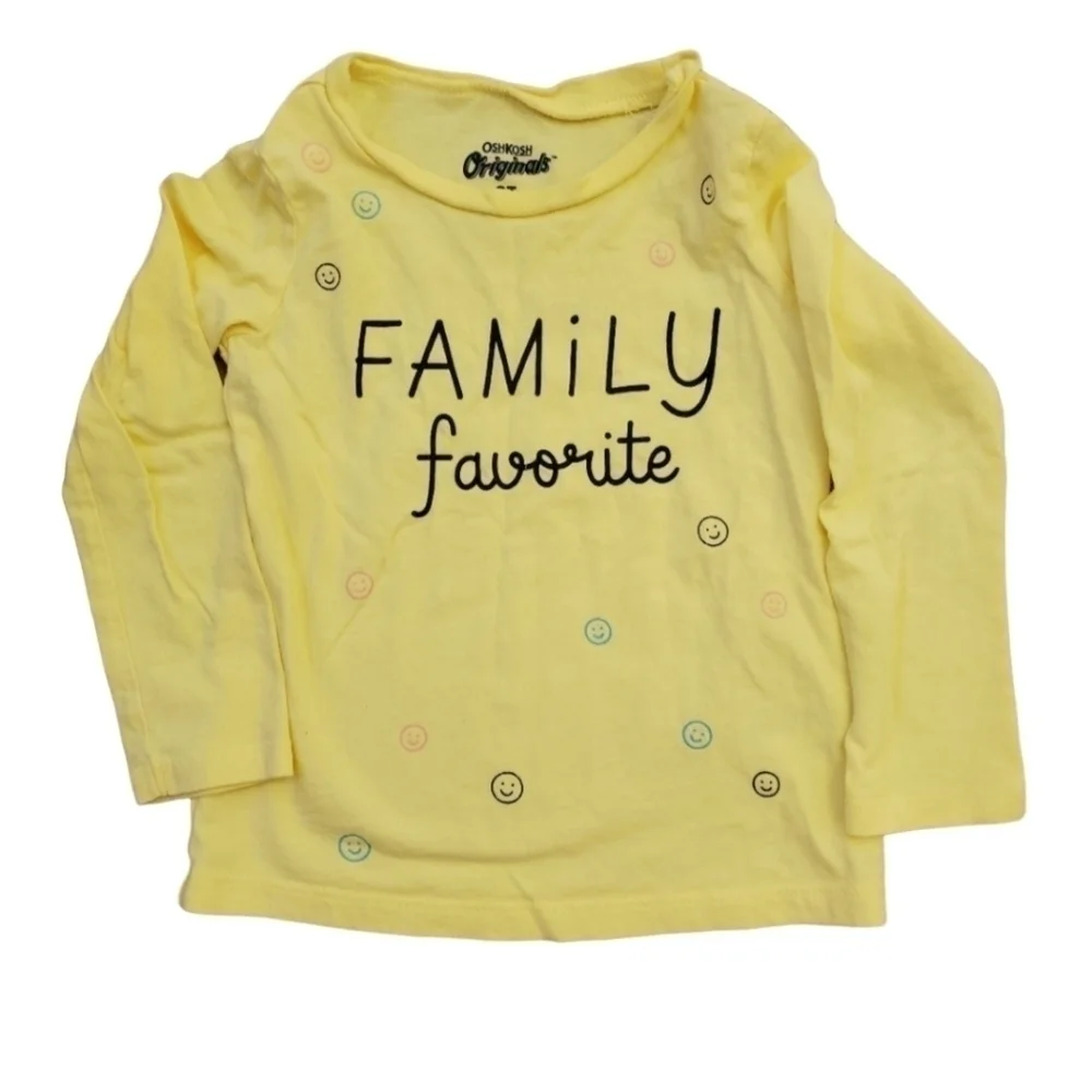 Oshkosh Family Favorite‎ Long Sleeve Top 3T Toddler